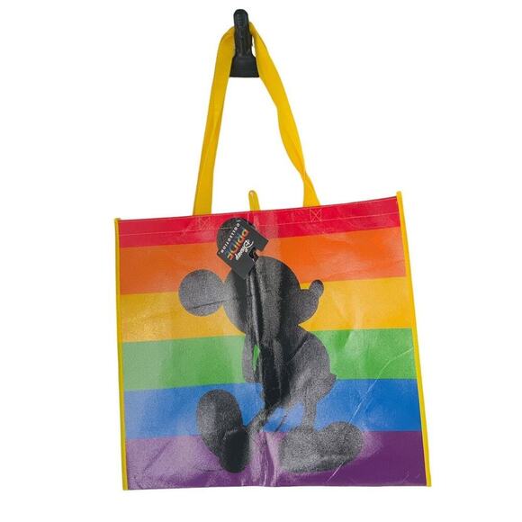 Disney's Mickey Mouse Pride Rainbow Large Authentic licensed Reusable Tote Bag - Picture 3 of 8